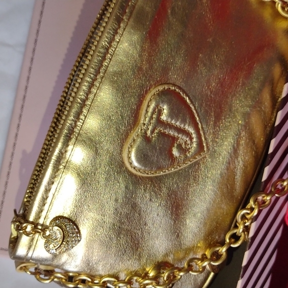 Juicy Couture Luxury  Leather Gold Mini 🛍️ 8 Jumb - Picture 13 of 16